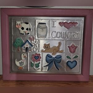 I Love Country Wall Art